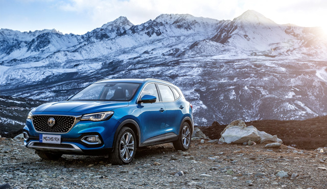 名爵HS冲浪蓝,SUV