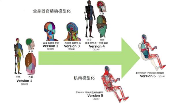 丰田改进虚拟人体模型THUMS