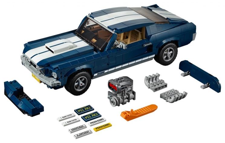 售1199元 1967年福特Mustang乐高模型发布