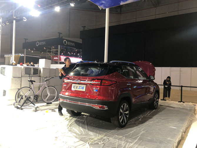 2019上海车展探馆将于4月16日上市 江淮iEVS4抵达车展