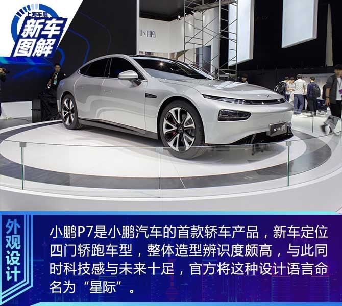 采用家族最新“星际”设计语言 实拍小鹏P7