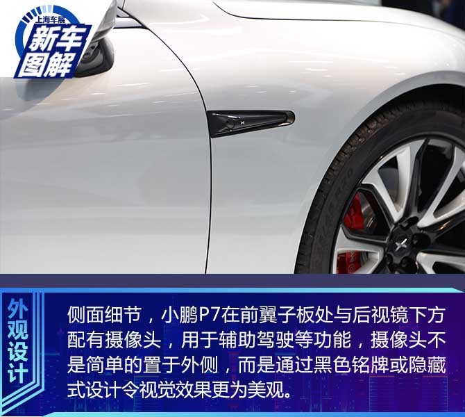 采用家族最新“星际”设计语言 实拍小鹏P7