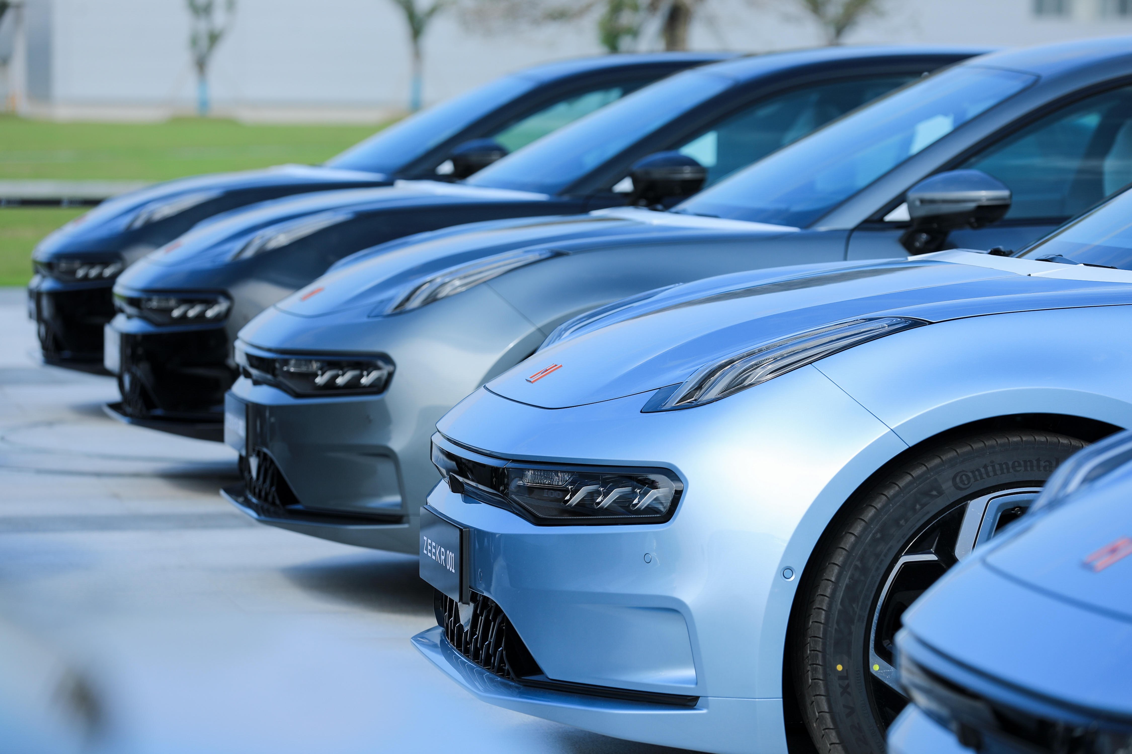 首周交付199辆极氪001创电动车最快交付速度