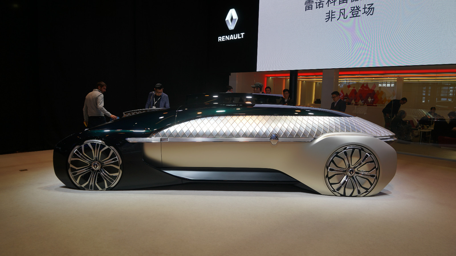 雷诺ez-ultimo概念车完成国内首秀