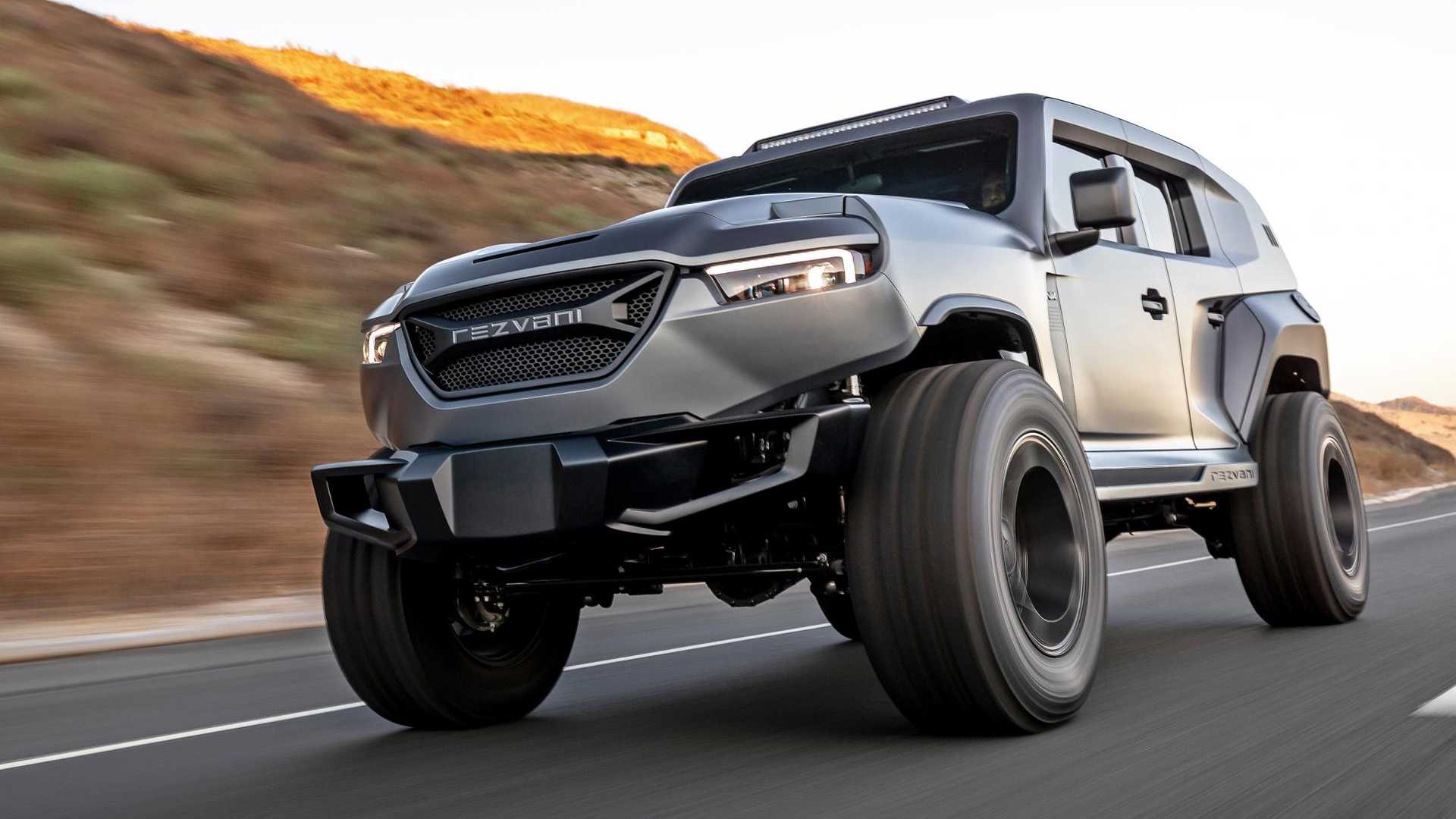 最大功率可超过1000马力2020款rezvanitankx官图发布