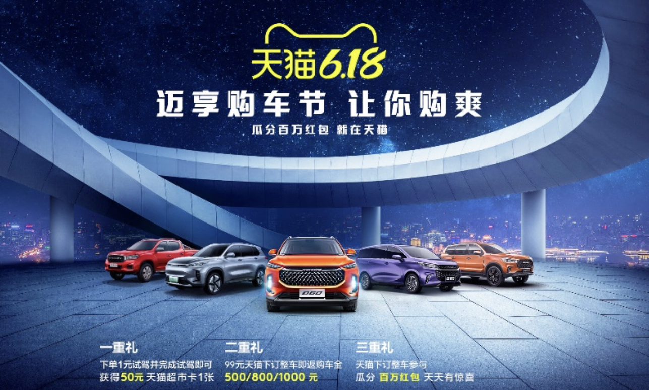 推出多重好礼 上汽maxus启动天猫618迈享购车节