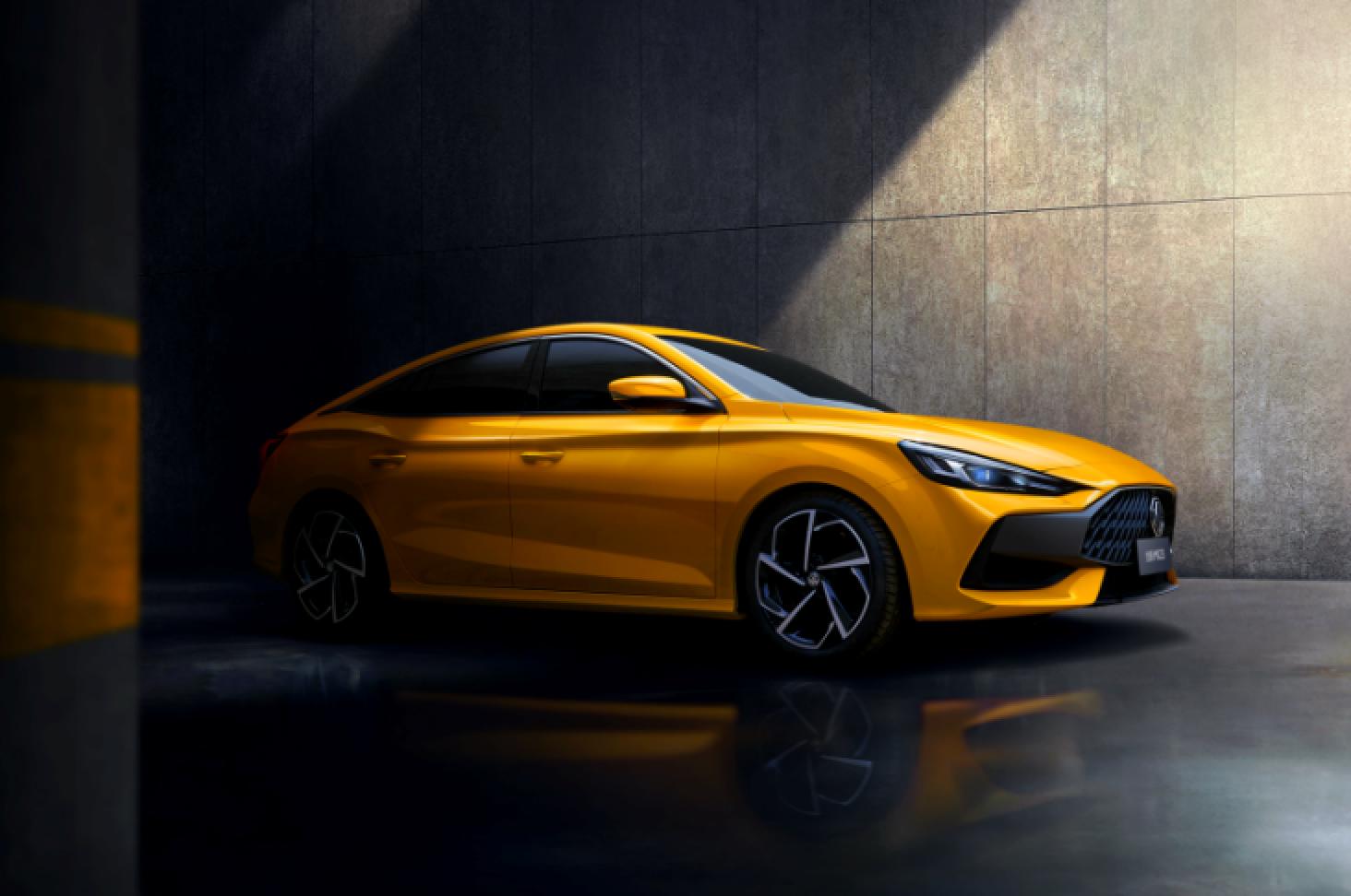 核能黄配色炸眼吸睛全新名爵5整车图曝光