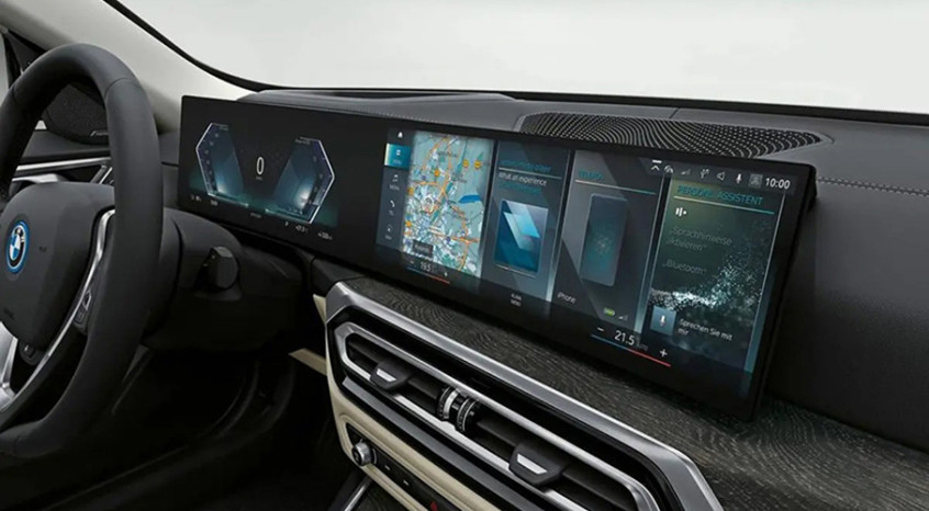 采用双联屏设计宝马i4量产版内饰曝光